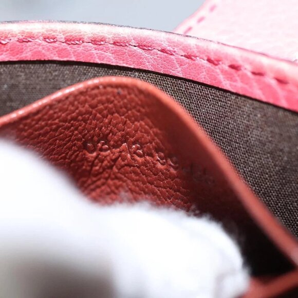 Chloe Card Case Leather Pink Auth 102045V - Picture 6 of 16